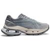 New LiNing Furious Rider BOW Cushioning Wear Resistant Low Top Running Shoes Men's Gray Blue AZGU007-2