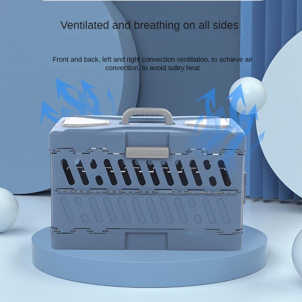 Portable Cat Crate Portable Collapsible Dog Crate Outdoor Breathable Space Capsule Pet Air Boxes