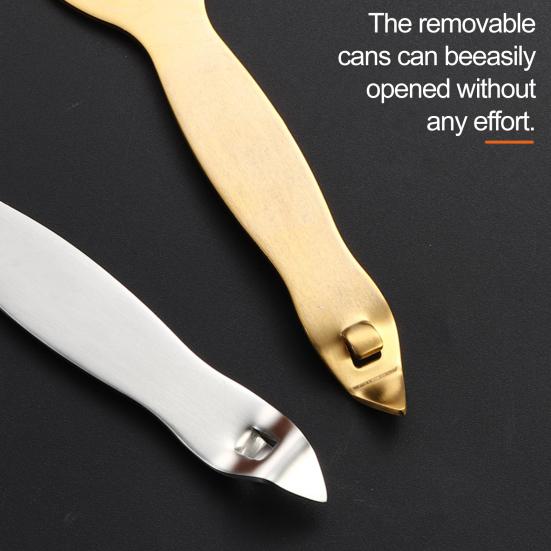 Jijijing Bottle And Can Opener, Durable Stainless Steel Design, Double-Head Manual Punch Multi-Functional Portable Kitchen Bar Tool