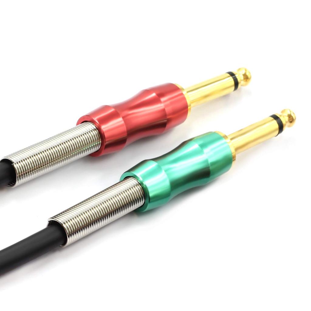 SiYear- 6.6ft XLR Female 3-Pin To 6.35mm 14" Mono Male Audio Y Splitter Cable, Dual 6.35mm 14" Male To XLR Female Stereo Microphone Audio Converter