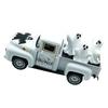 Vintage Halloween Alloy Truck Model with Ghostly Figurines Vehicle Collectible Ornament Farmhouses Home Office Decors