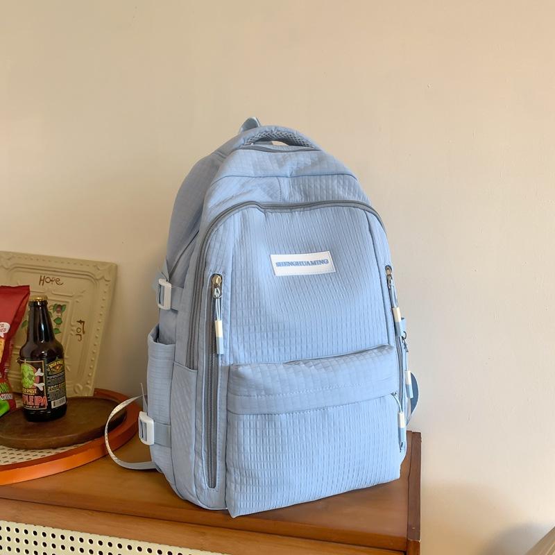 

Рюкзак школьный большой вместимости женский кампусный стиль рюкзак для ученика средней школы высококачественный многосекционный рюкзак для компьютера