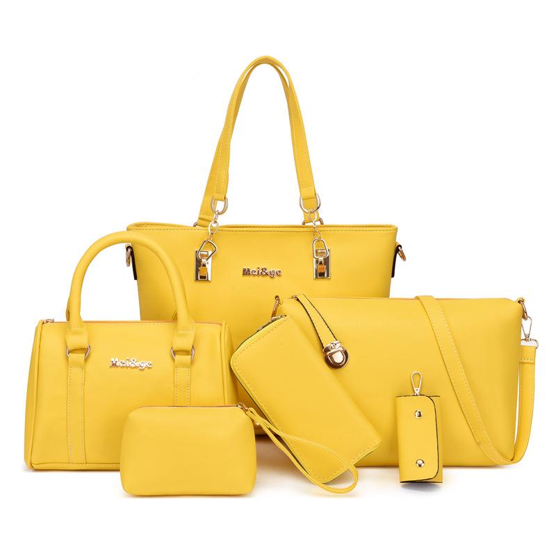 New Women's Bags Trendy Fashion Large-capacity Bags Soft Leather Mother and Child Bags Solid Color Messenger Bags Shoulder Bags Portable Women's Bags