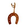 2PCS Fashion Key Chain Leather Purse Accessories Cute Horse Hoof  Pendant  School