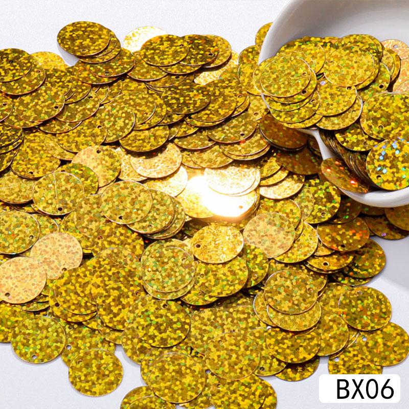 30mm Clear Flat Round Sequins Bulk Pack for Handmade Craft Projects Wedding Sewing Decoration