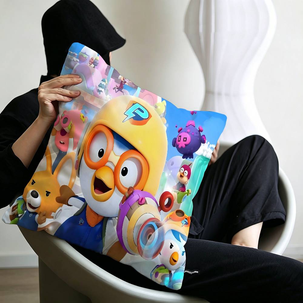 Anime Cute P-Pororos Maple Design Lucky Dragon pillow cover sofa cushion cover home room decoration children gift