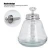 Press Type Liquid Pump Dispenser Nail Polish Remover Refillable Bottle 180ml (Aluminum Core)