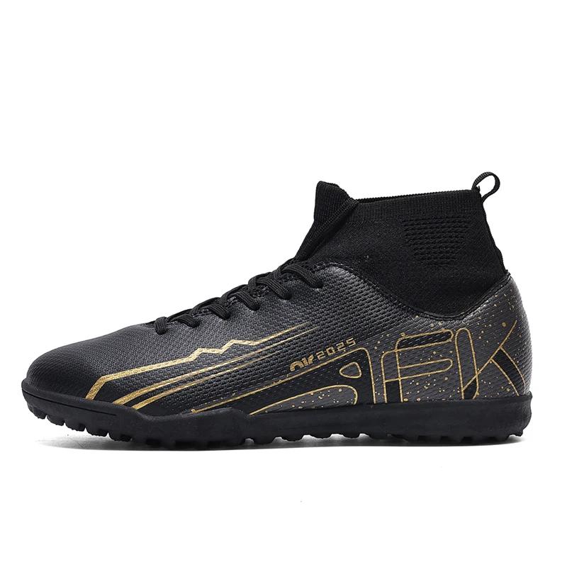 Men Football Shoes Ultralight TF/FG Sneaker Kids Workout Professional Society High Quality Football Shoes Football Boots for Outdoor