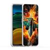 Soft TPU for Samsung Galaxy A13,A15,A22,A23,A25,A31,A32,A33,A35,A41,A51,A52,A53,A05,5G Transparent Phone Case Sky Jet Fighter