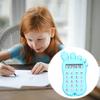Calculator Design drăguț în formă de picior Ecran LCD cu 8 cifre Multifuncțional cu butoane confortabile din silicon Calculator