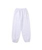 INSTANTFUNK Basic Logo Sweatpants - Melange White