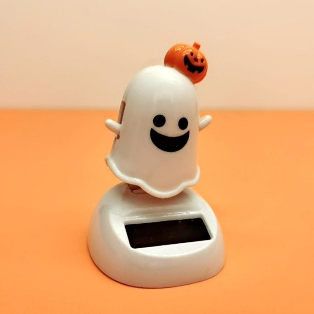 2pcs Pumpkin Halloween Ghost Toys Funny Car Decoration Cute Shaking Head Dolls  Halloween Gift