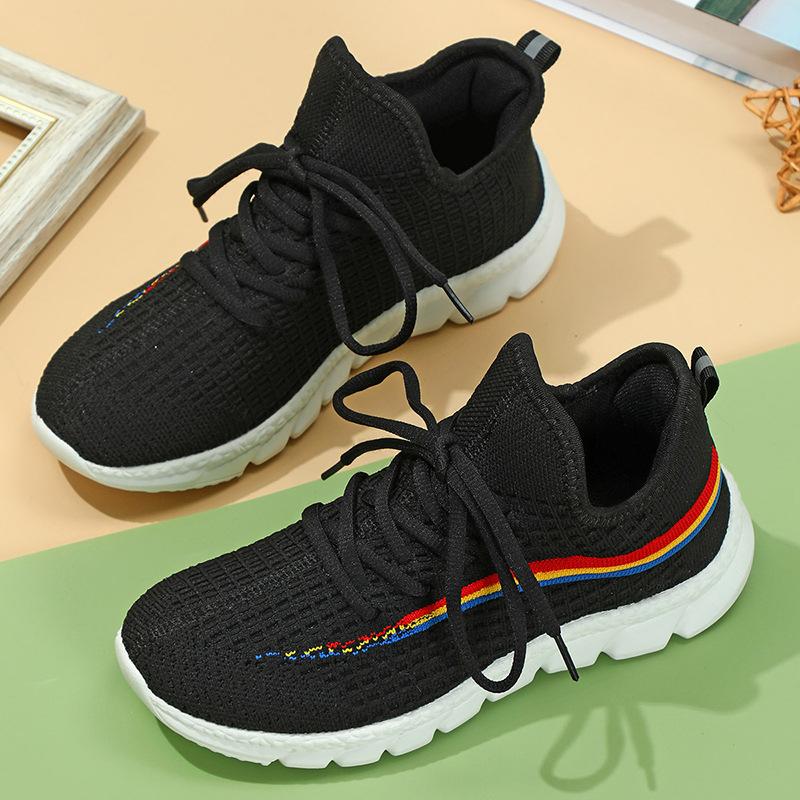 

Lightweight Casual Sneakers Unisex Breathable Mesh Sports Shoes Elastic Soft Sole Trainers for Running Jogging Exercise 45