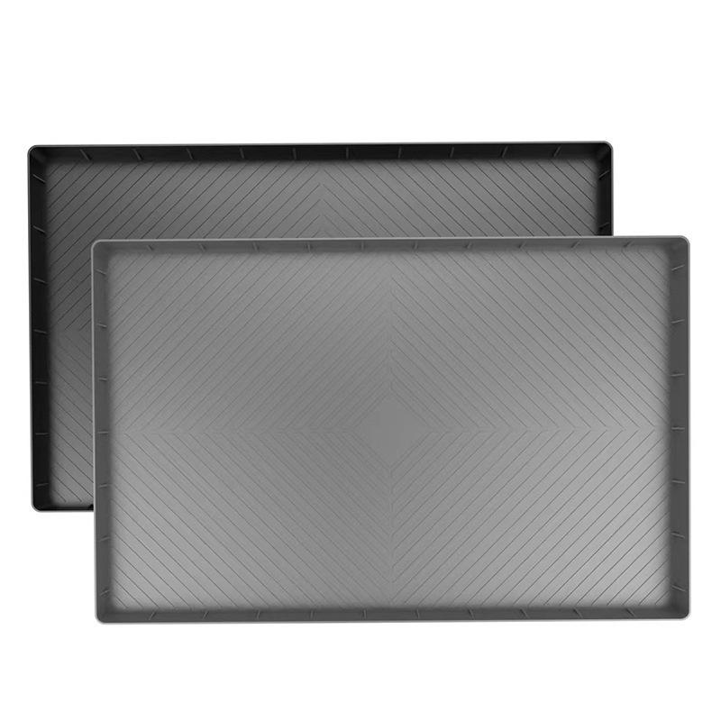 71x56CM Diamond Pattern Silicone Sink Mat and Dish Drying Pad