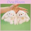 Plush Bunny Keychain With Soft Polyester Fiber For Kids And Backpack Decor
