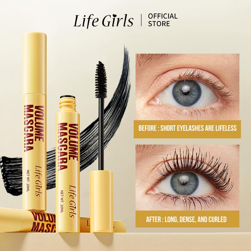 

Life Girls Waterproof Curling Mascara for Thickening and Long-Lasting Effect