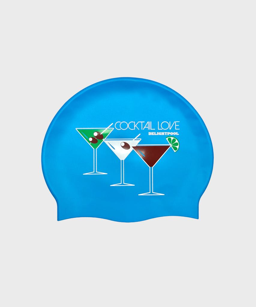 Dillaispul Cocktail Love Swim Cap - Blue