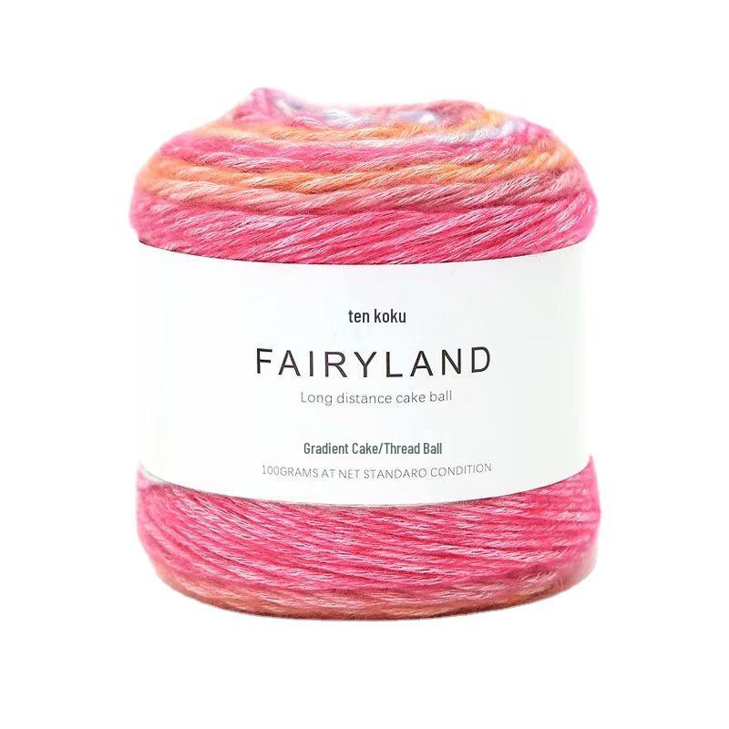 Ten Moments Cloud Cake: Baby Yarn, Gradient Dyed, Medium Wool for Sweaters, Hats, Shawls, Hand-Knitted Scarves