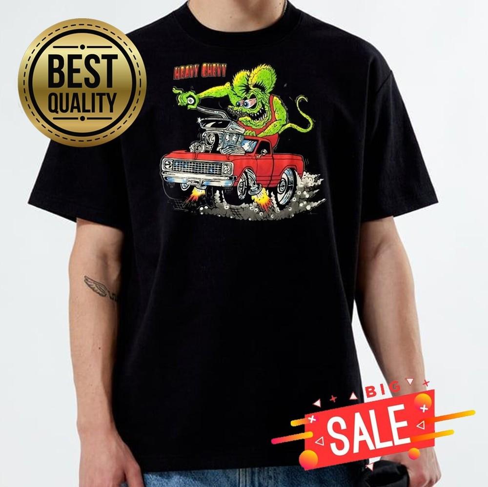 

Rat Fink Heavy Chevy T-Shirt Unisex T-Shirt L