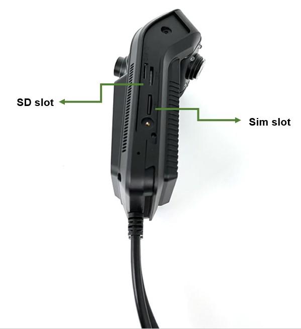 4G GPS Dashcam AI ADAS DSM Driver Behavior 1080P AHD Dual Lens Camera
