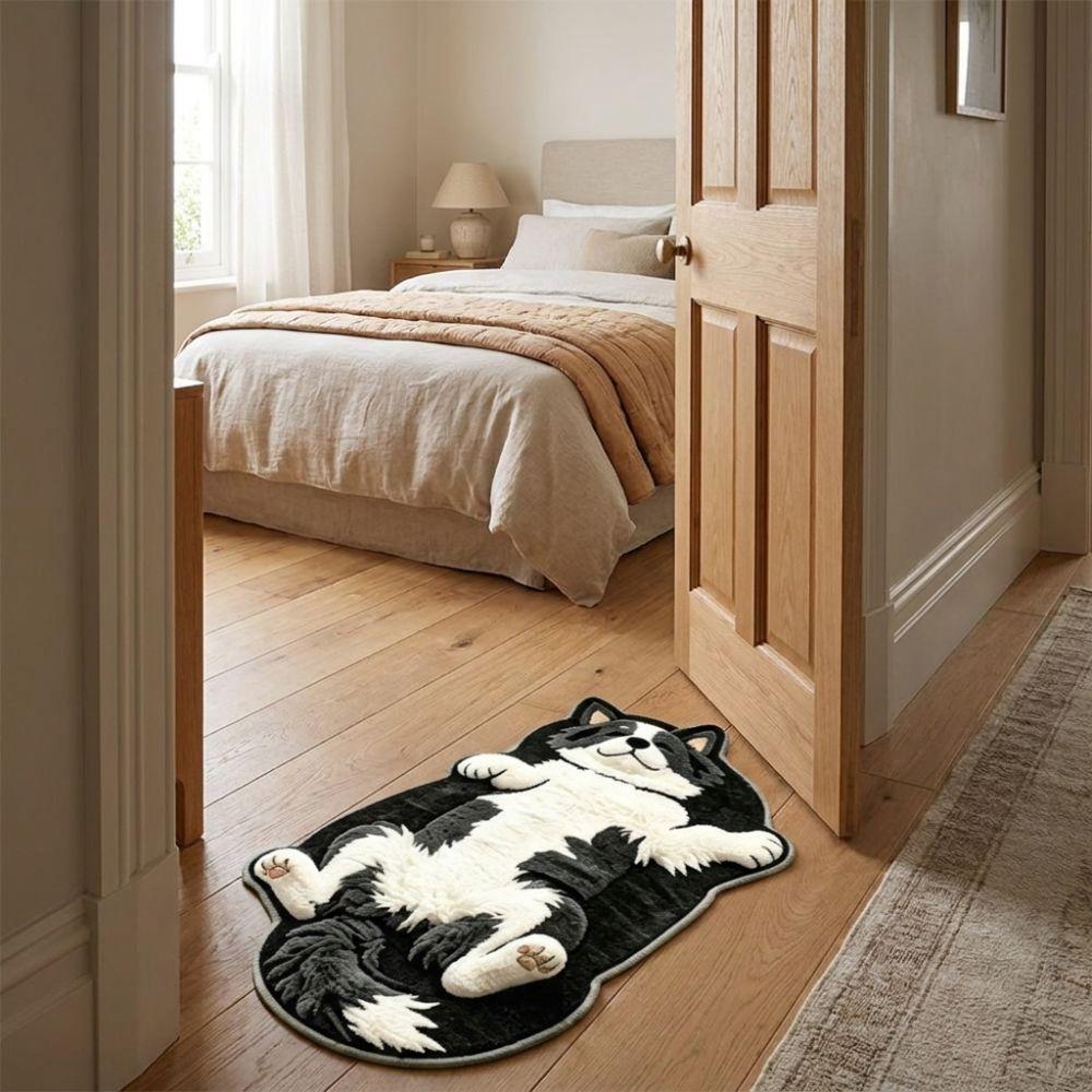 Anti-fouling Home Decor Carpet Non-Slip Cartoon Carpet Soft Dog-Shaped Area Rug  Living Rooms