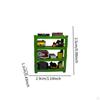 1/64 Car Garage Repair Shelves Auto Scene Architectural Buildings Accessory Props