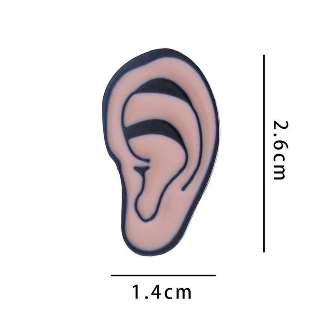 Van Gogh Head Drip Oil Alloy Brooch - European/American Style Badge for Clothing Accessories