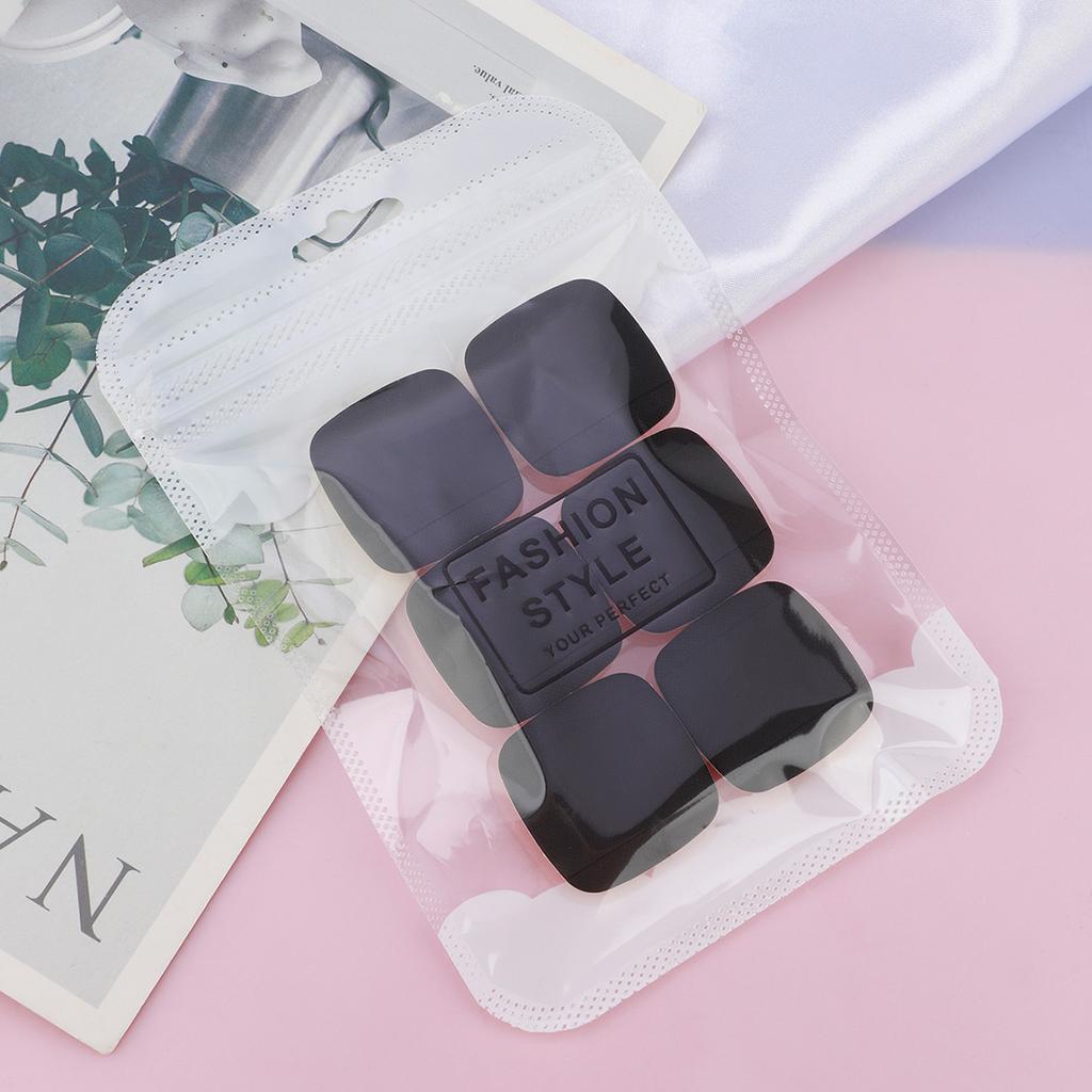 6 Pieces Mini Finger Powder Puff Sponges Face Cosmetic Accesories For Blending And Concealer Square Makeup Tool
