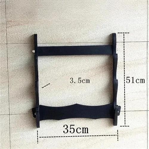 Wall Katana Knife Support Base Wooden Sabre Stand Shelf Display Sword Holder Wall Japanese Katana Rack Organizer Home Decoration