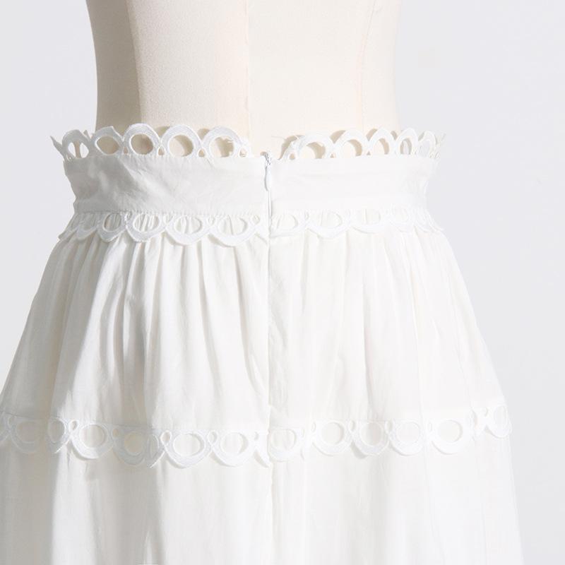 Damen Vintage Hofstil Spitze Prinzessin Ärmel Solide Langarm Top Langer Rock Anzug