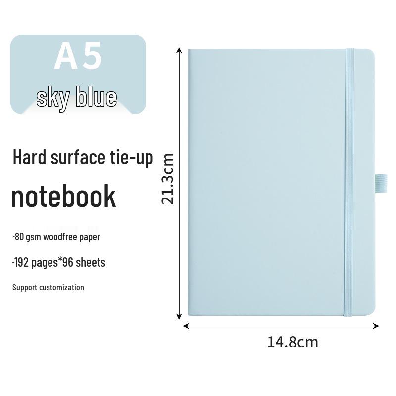 Hochwertiges A5-Tagebuch mit Spiralbindung: Personalisierbares PU-Leder-Notizbuch mit dicken Seiten