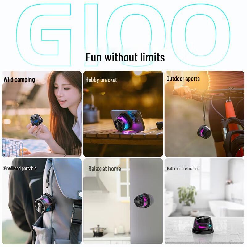 Edifier G100 Portable Magnetic Bluetooth Mini Speaker CN Plug (adapter Included)