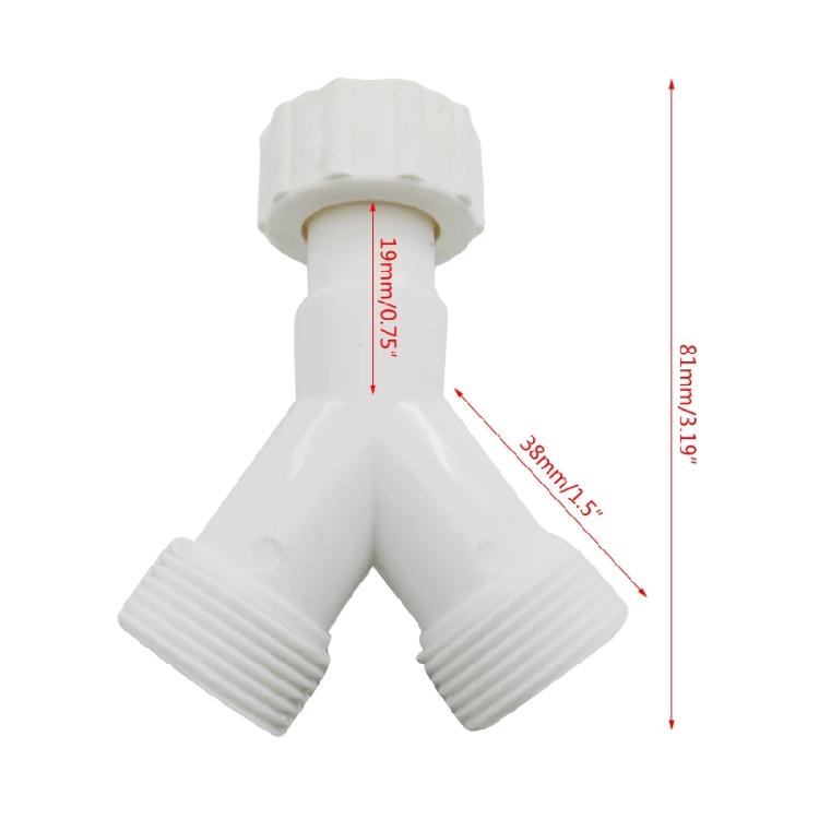 Watertight Y Shape Connector Handy Y Piece Splitter Connector for Dishwasher