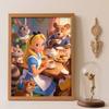 Alice In Wonderland Tea Party Diamond Painting Art Kit Handmade DIY5D Home Decor Gift