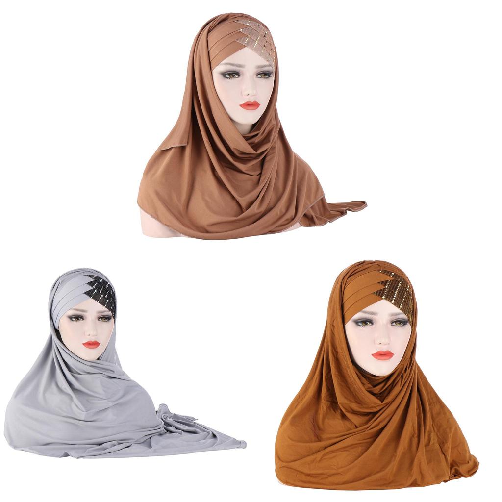 Polyester Turtleneck Hat With Milk Silk Forehead Glitter For Allseason Wear