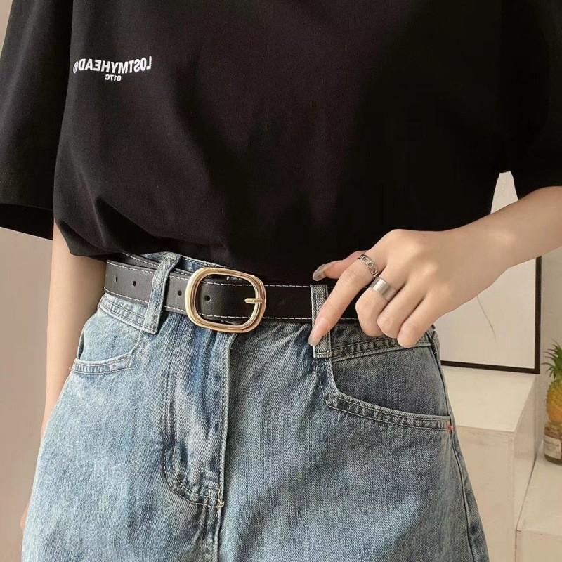 Womens Pu Classic Belt In Multiple Colors Ideal For Casual And Dressy Styles