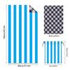 Stripe Series Double-sided Pile Beach Towel Microfiber Towel Printing Bath Towel