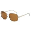 European And American Large-Framed Metal Sunglasses For Men And Women With Sun Protection And Retro Square And Round Frames 134