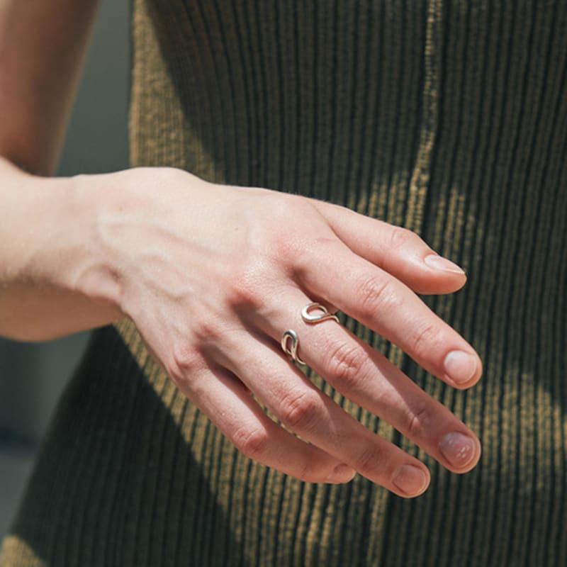 green [925 silver] Five.silver.223 / seve ring