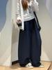 Women's Tencel Linen Wide-Leg Pants - Autumn 2025, Lightweight, Loose Fit, Straight-Leg, Sun Protection Casual Wear.