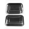Stainless Steel Rectangle Baking Sheet Pan For Toaster Oven Cookie Baking For Baking Cookies, Cinnamon Rolls, Sticky Buns