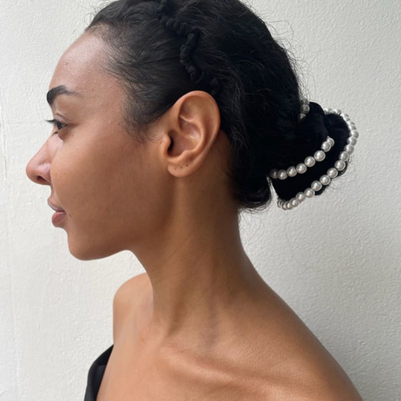 

SCHO JEWELRY Ариэль Хрустящий черный ободок для волос black