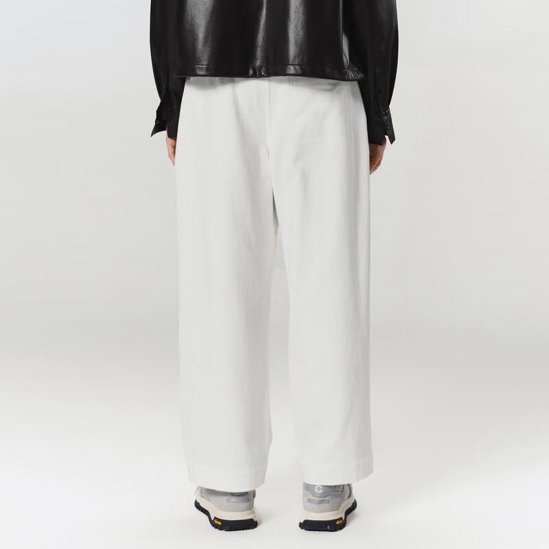 CROQUIS Men's 2023 Spring Loose Wide-Leg Denim Cropped Pants