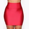 Feminine Sense Solid Color Women Wild Slim Short Skirt Comfortable One-step Package Hip Skirt