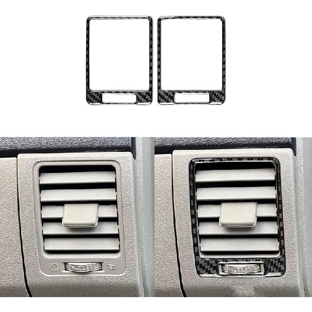 Real Premium Carbon Fiber Car Center Console Gear Shifter Transmission Panel Cover Sticker Auto Interior Accessories Compatible with Toyota Corolla