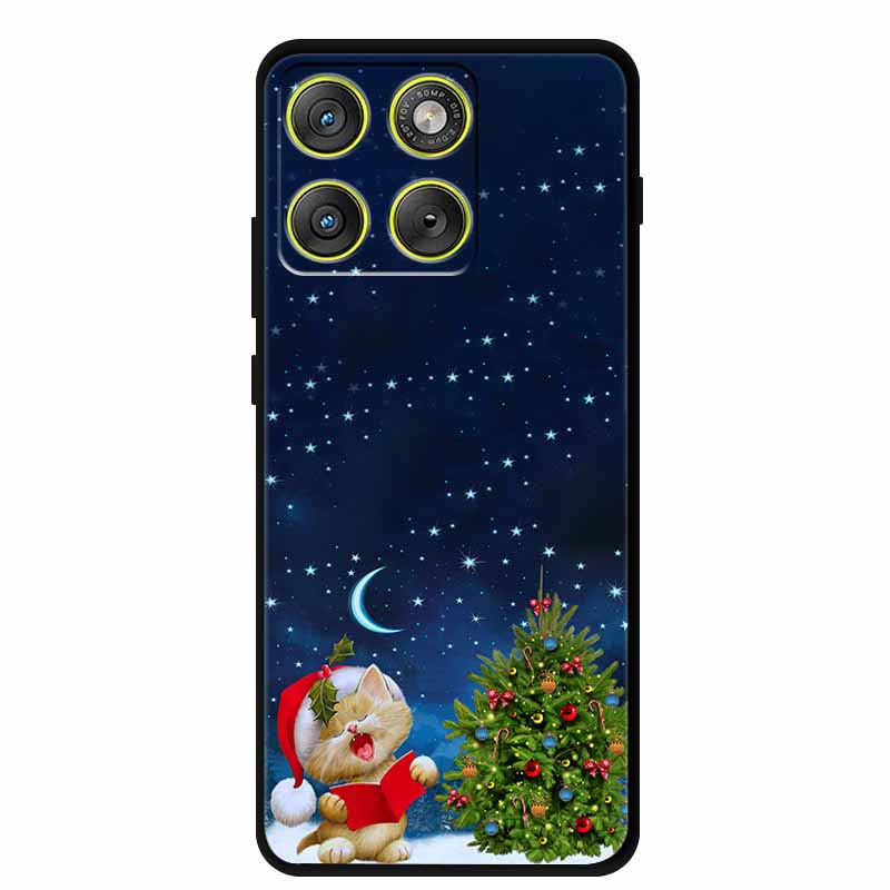 Christmas Phone Cases For Motorola Edge 70 5G Case Silicone Soft Back Cover Christmas Tree for Moto X70 Air 5G Edge70 Back Cover