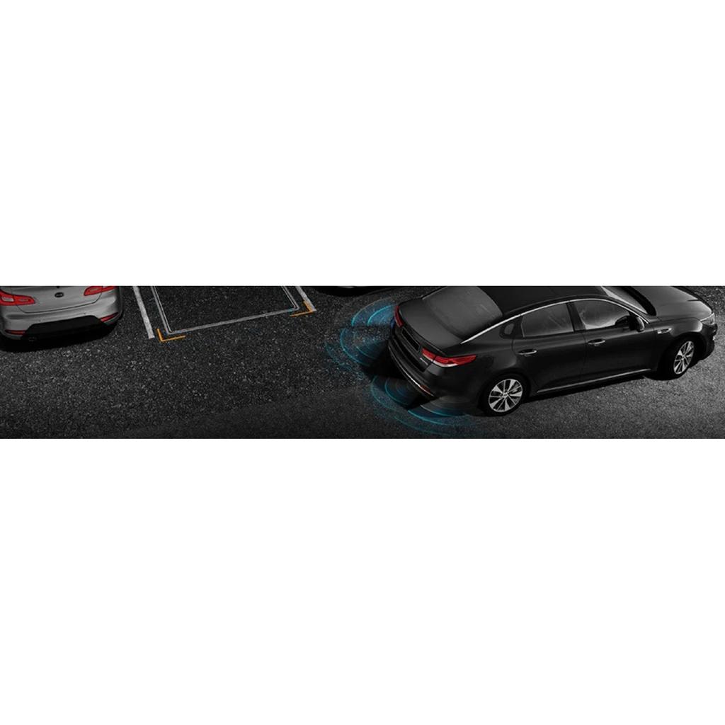 8 Parktronic Parking Sensors Kit Reversing Front and Rear Car Backup Radar Detector Backing Assistance Sound Aler AID