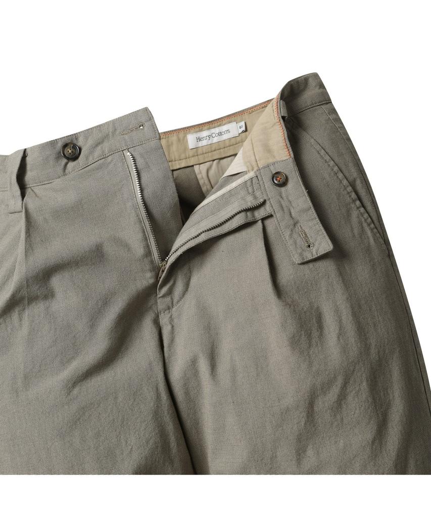 Henlikoteun One-Pleat Dyed Pants_Ahpam25321Bex