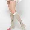 Romantic tiger Unpretty Jane green cube knee stockings