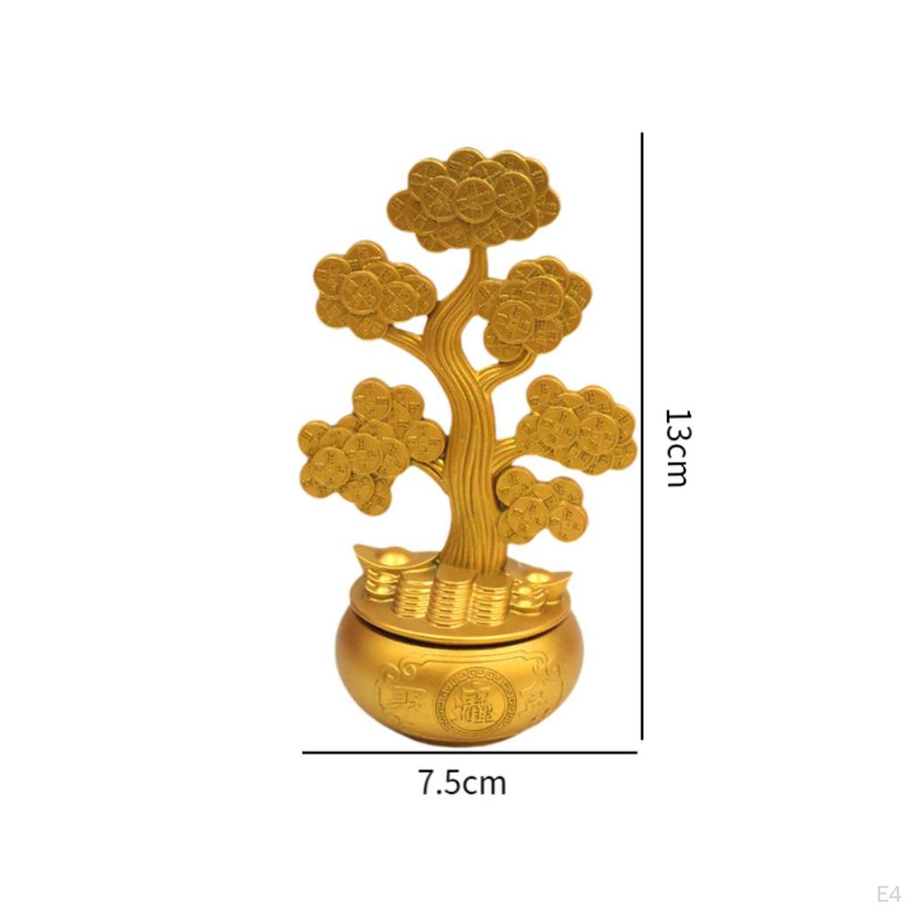 Feng Shui Statue Good Fortune Sculpture Wealth Lucky Figurine Metal Ornament for Office